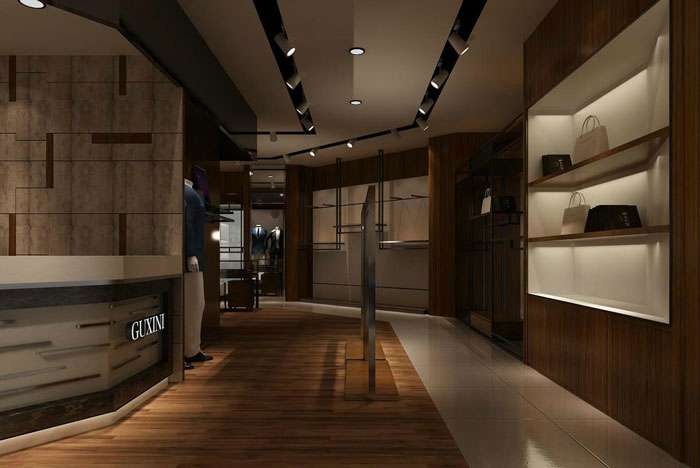 鄭州男西裝專賣店裝修設(shè)計(jì)效果圖