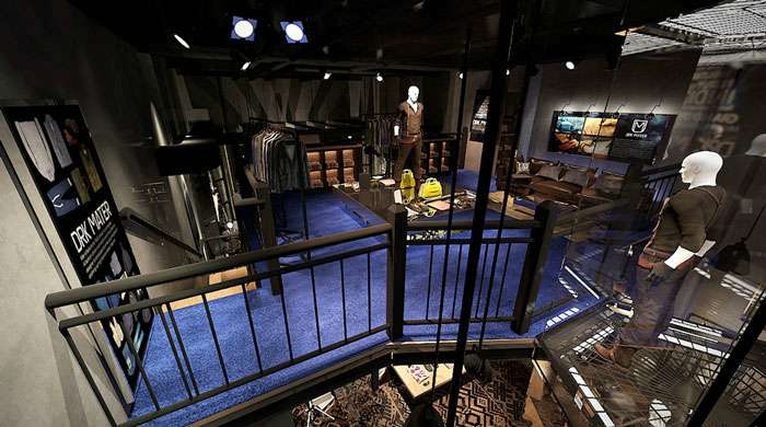 鄭州潮牌男裝專賣店裝修設(shè)計(jì)案例