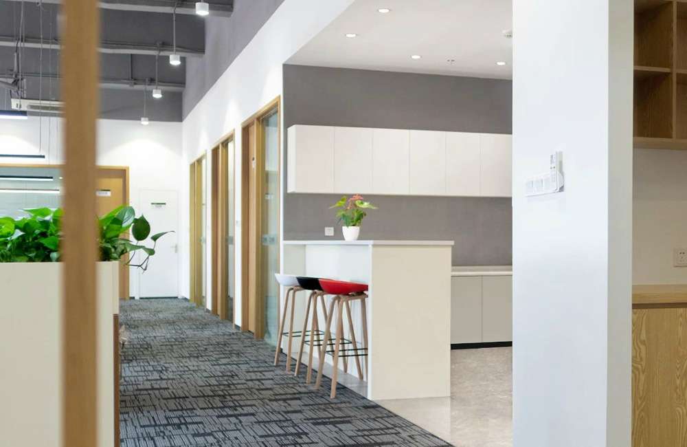 鄭東新區(qū)教育公司辦公室裝修設(shè)計案例