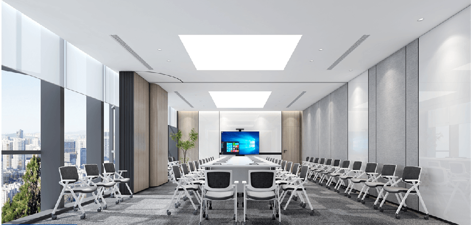 1500平科技公司簡(jiǎn)約辦公室設(shè)計(jì)