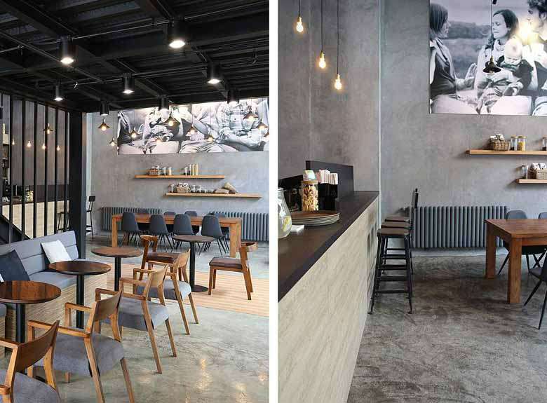 160平米時(shí)光咖啡店裝修效果圖