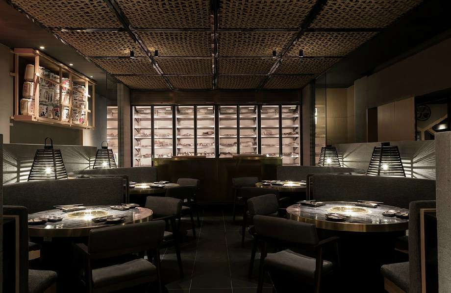 愛(ài)燒屋燒烤餐廳裝修設(shè)計(jì)效果圖