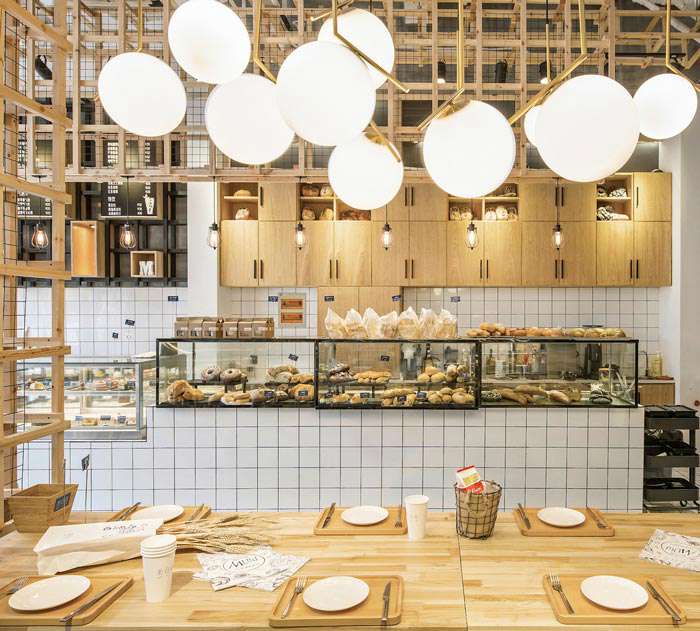 烘焙餐廳裝修設(shè)計效果圖