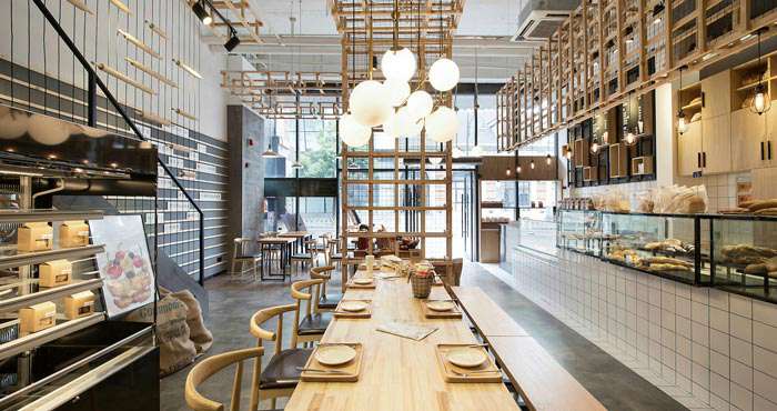 烘焙餐廳裝修設(shè)計效果圖