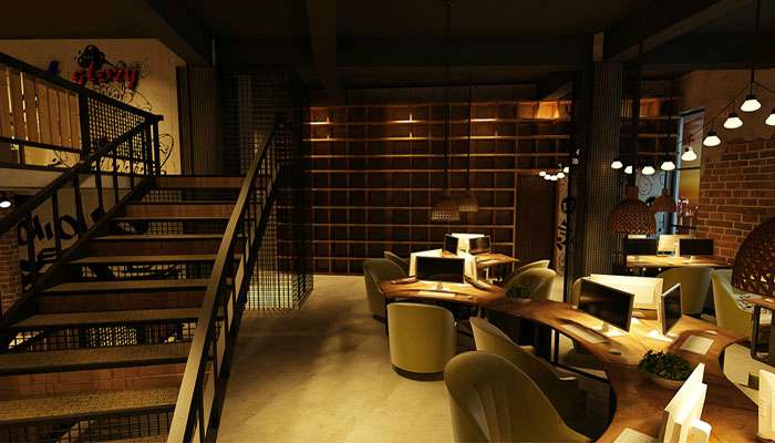 網(wǎng)咖裝修設(shè)計圖片