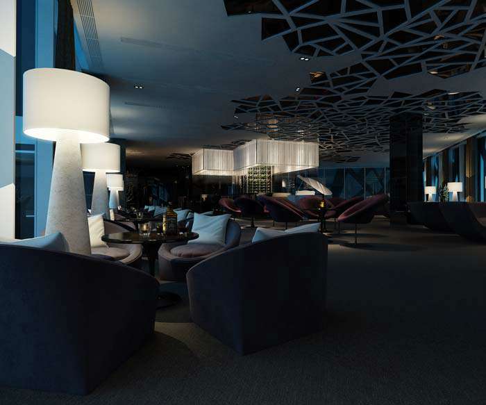 鄭州餐廳酒吧裝修設(shè)計效果圖