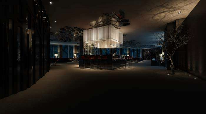 鄭州餐廳酒吧裝修設(shè)計效果圖