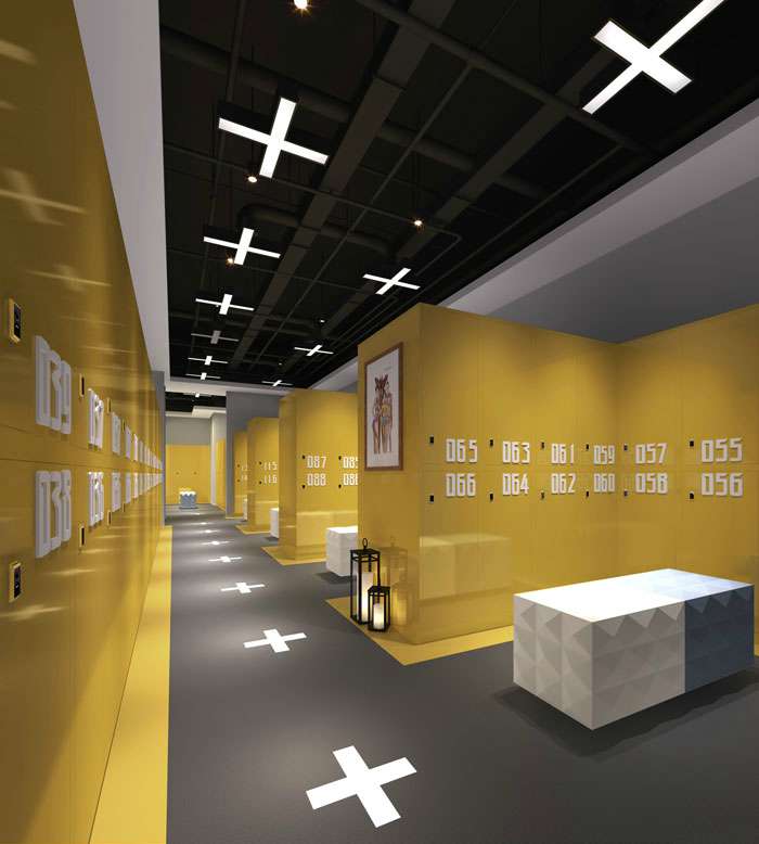 健身俱樂部裝修設(shè)計效果圖