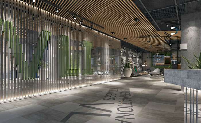 休閑健身會所裝修設(shè)計效果圖