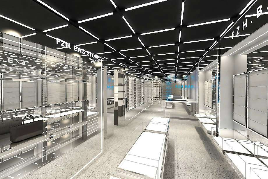 品牌女包專賣店裝修設(shè)計(jì)效果圖