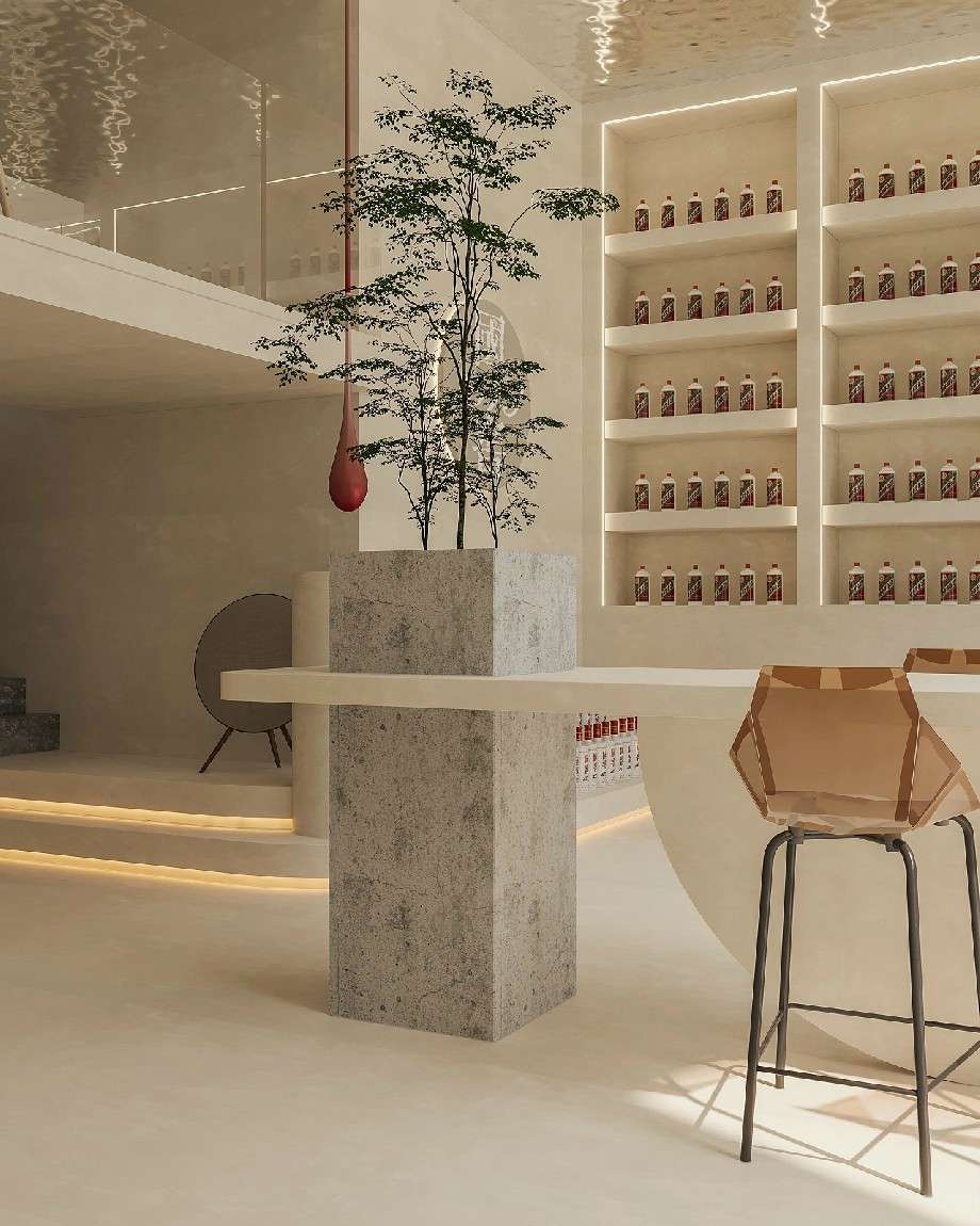 鄭州白酒專(zhuān)賣(mài)店裝修效果圖