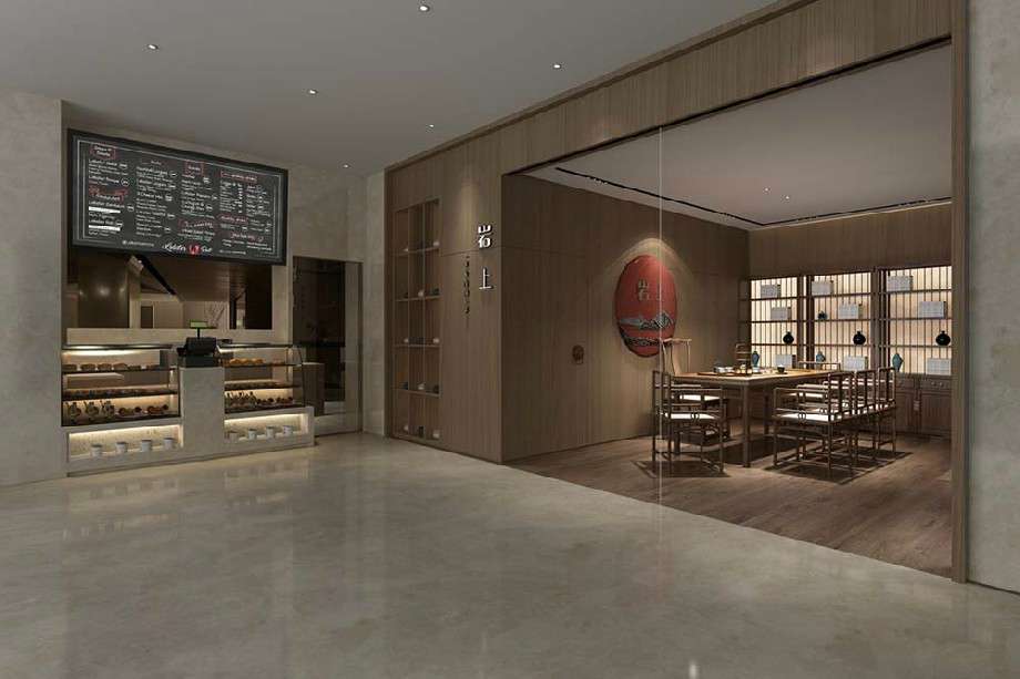 高端茶樓裝修設(shè)計(jì)效果圖