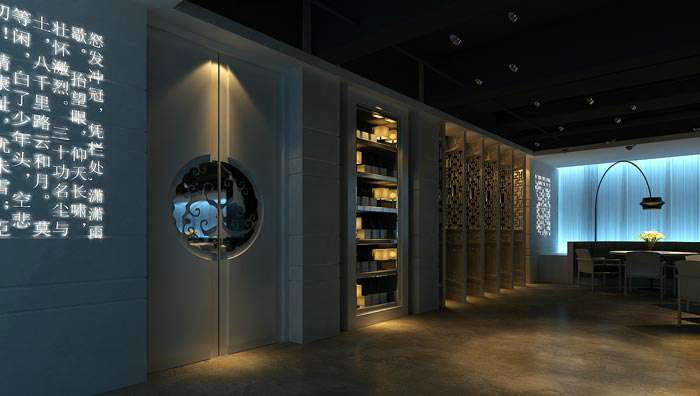 現(xiàn)代中式風(fēng)格中餐廳裝修設(shè)計效果圖