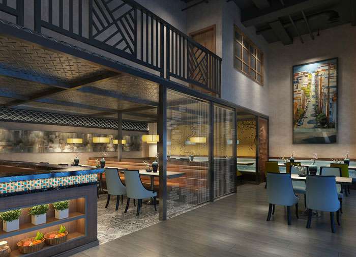 600平中餐廳裝修設(shè)計(jì)效果圖