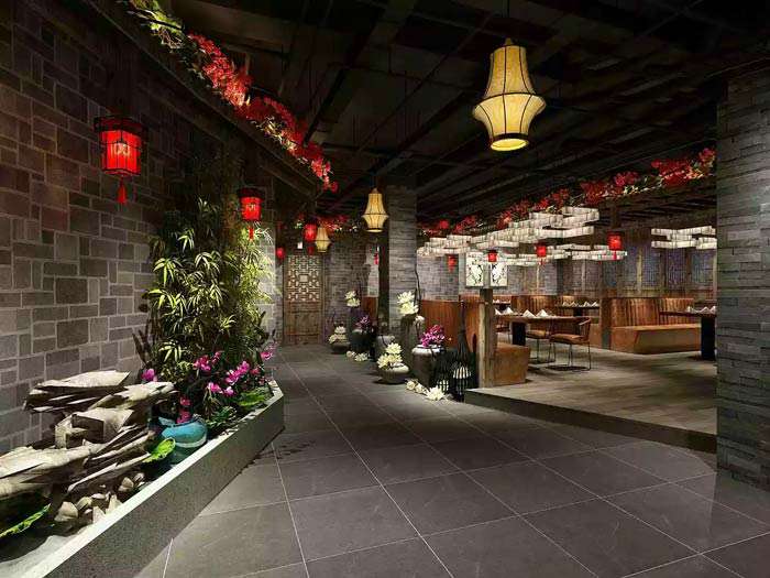 650平米中餐館裝修設(shè)計(jì)效果圖