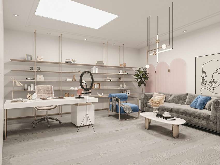 美妝直播間裝修設計方案：打造時尚、舒適的美妝直播間