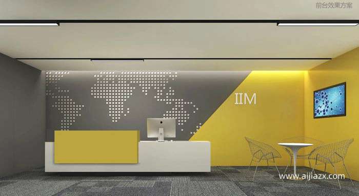 800平米機(jī)器人公司辦公室裝修設(shè)計效果圖