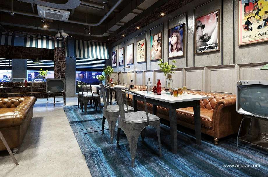 鄭州咖啡廳裝修設(shè)計效果圖