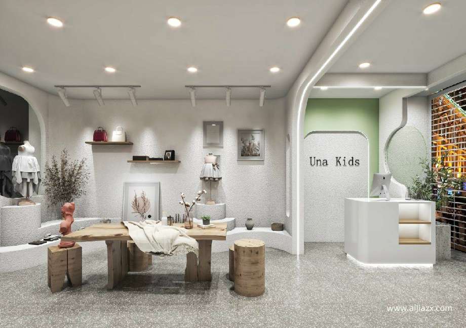 鄭州商場(chǎng)童裝專賣店裝修設(shè)計(jì)效果圖