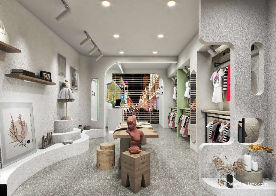 鄭州商場(chǎng)童裝專賣店裝修設(shè)計(jì)效果圖