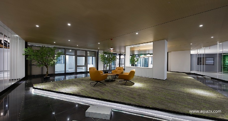 1200平米幕墻門窗公司辦公室設(shè)計(jì)效果圖