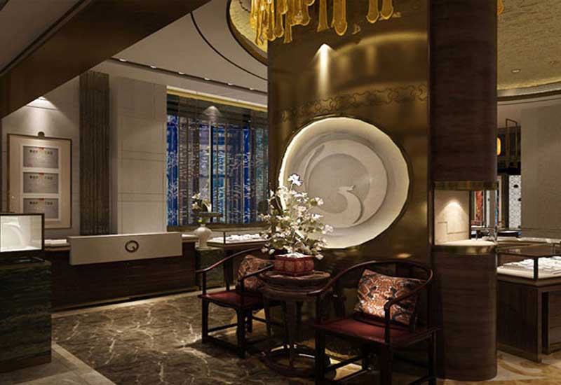 洛陽(yáng)玉石珠寶店裝修效果圖