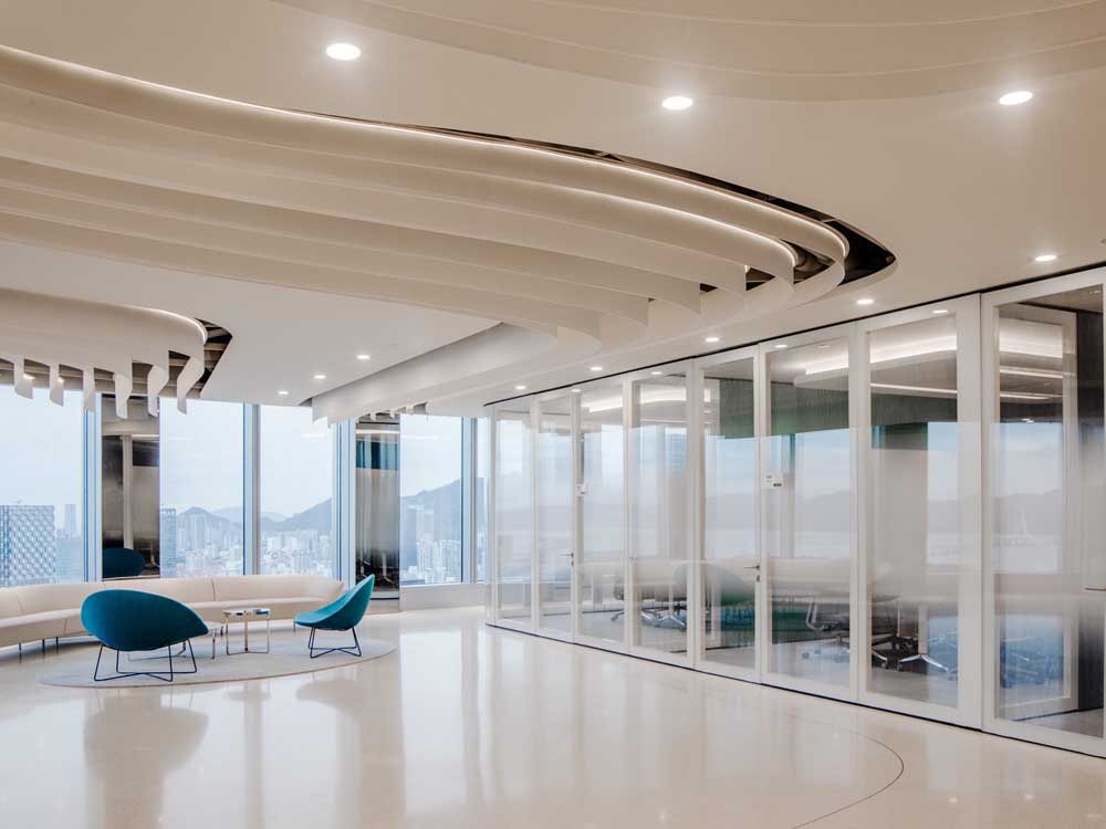 鄭州事務(wù)所辦公空間裝修設(shè)計，麻繩工作室效果圖