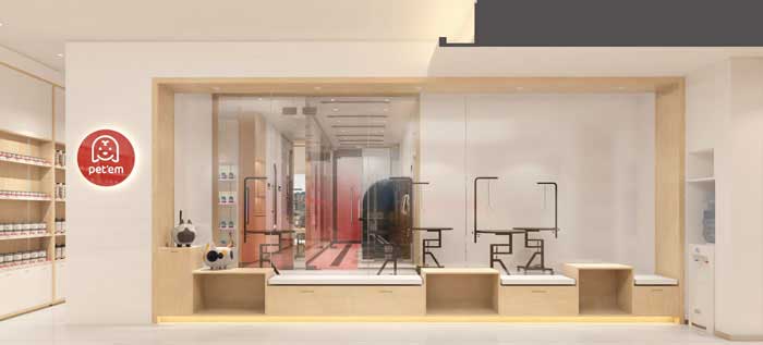 210平米開(kāi)封寵物店設(shè)計(jì)效果圖
