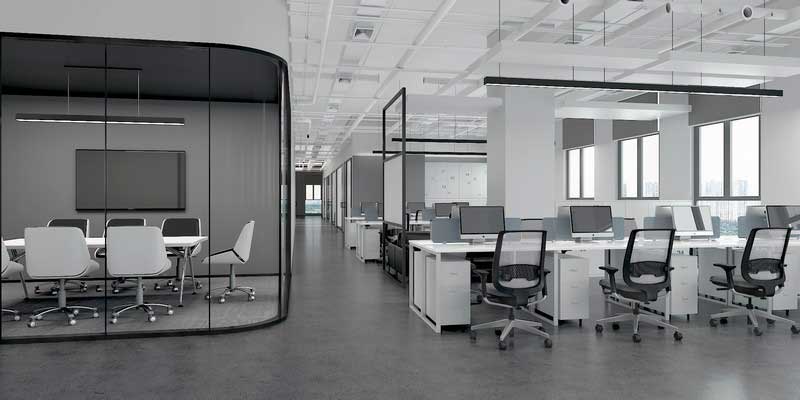 1400平米投資公司辦公室裝修設(shè)計