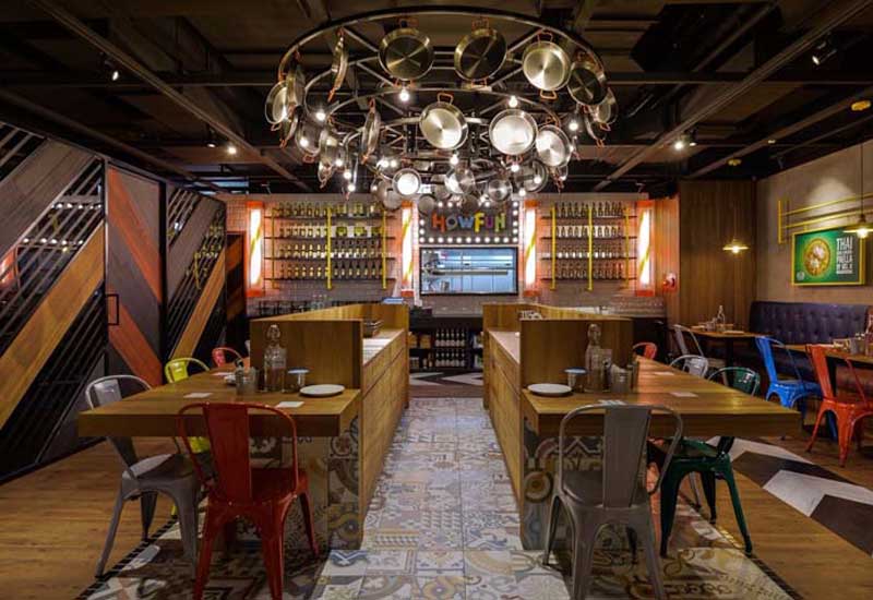 260m2鄭州食堂設(shè)計效果圖