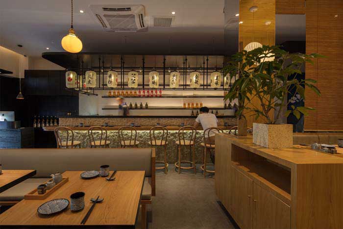 商丘日料餐廳設(shè)計(jì)200平米裝修效果圖