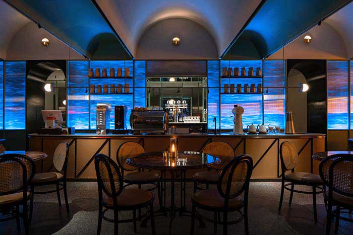 180平米鄭州酒吧+簡餐設(shè)計效果圖