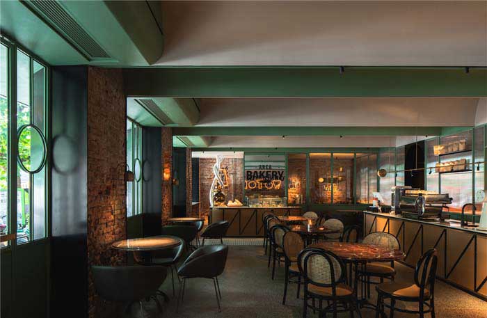 180平米鄭州酒吧+簡餐設(shè)計效果圖