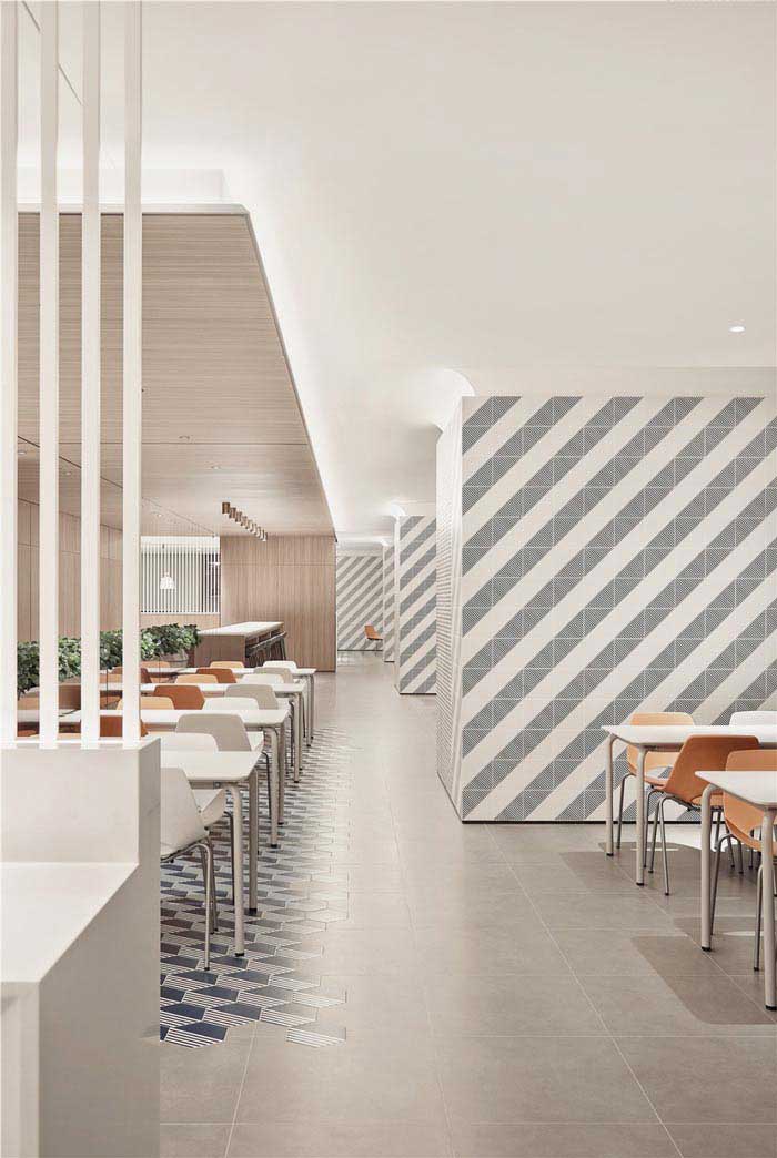 鄭州學(xué)校食堂設(shè)計裝修效果圖【1600m2】