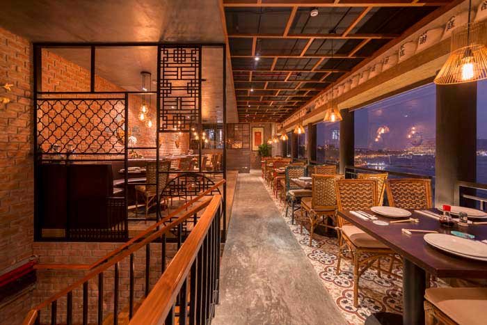 600m2焦作精品中餐廳設(shè)計裝修效果圖