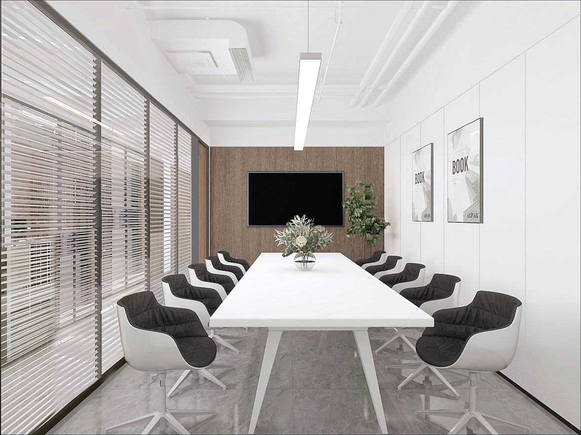 鄭州中原區(qū)辦公室裝修設(shè)計效果圖