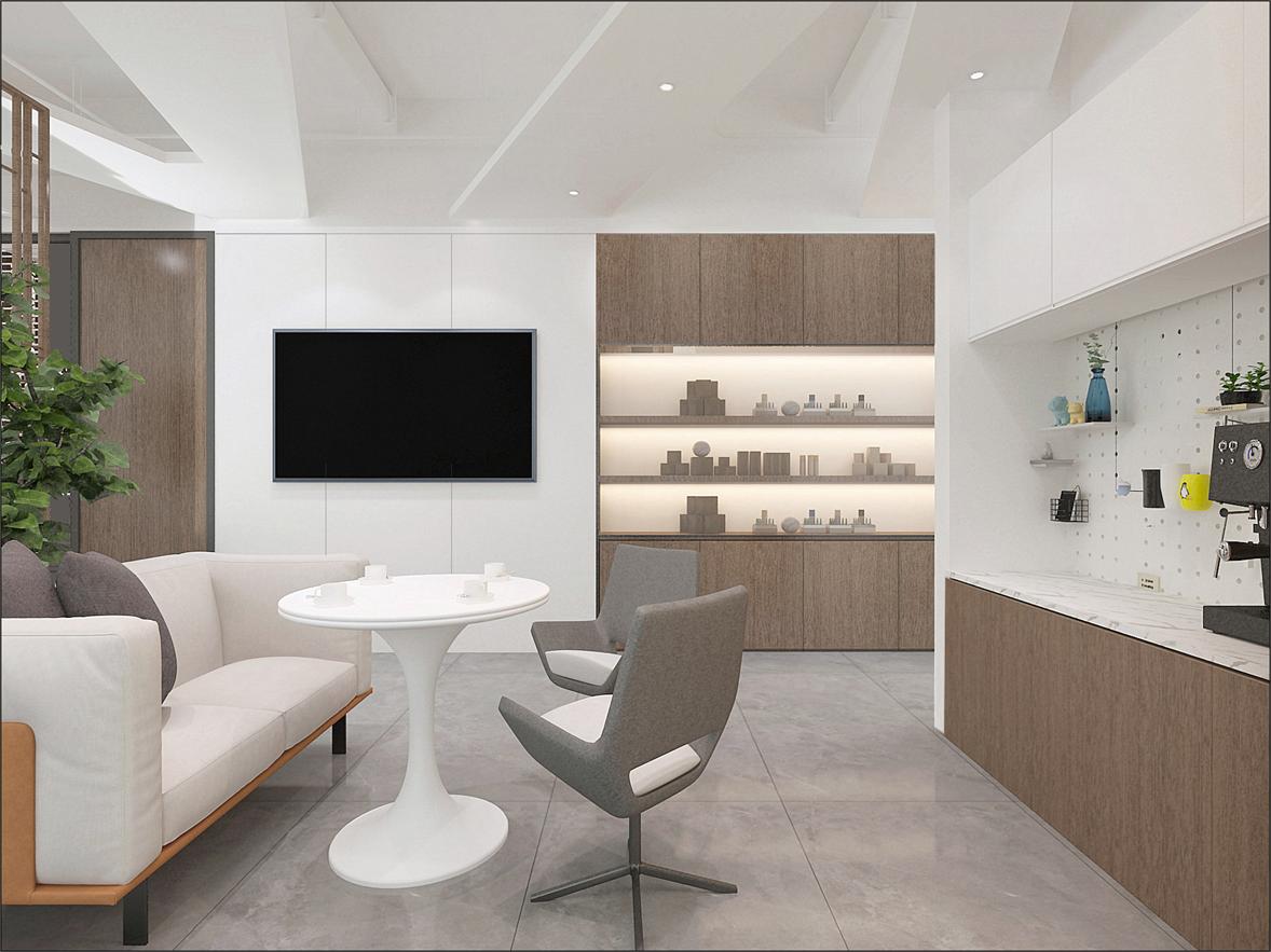 鄭州中原區(qū)辦公室裝修設(shè)計效果圖