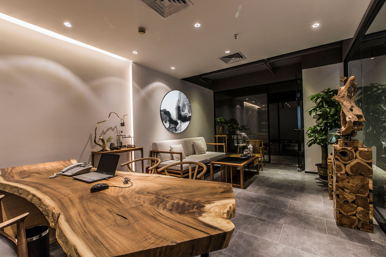 400平米鄭州辦公室設(shè)計裝修施工案例