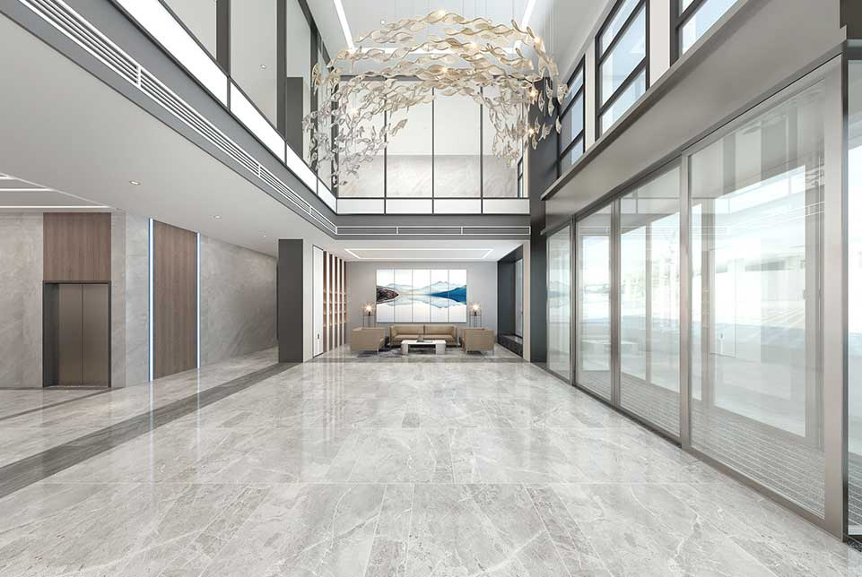 焦作寫字樓大堂設(shè)計效果圖
