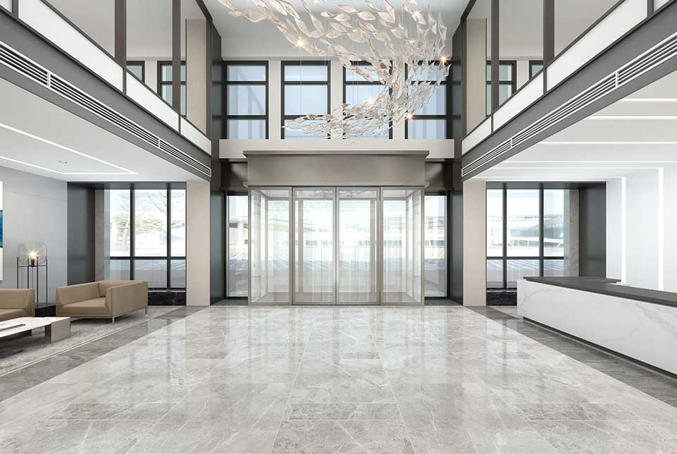 焦作寫字樓大堂設(shè)計效果圖