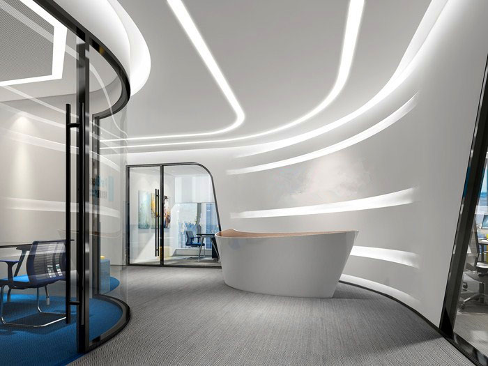 180平米辦公室翻新裝修設(shè)計效果圖