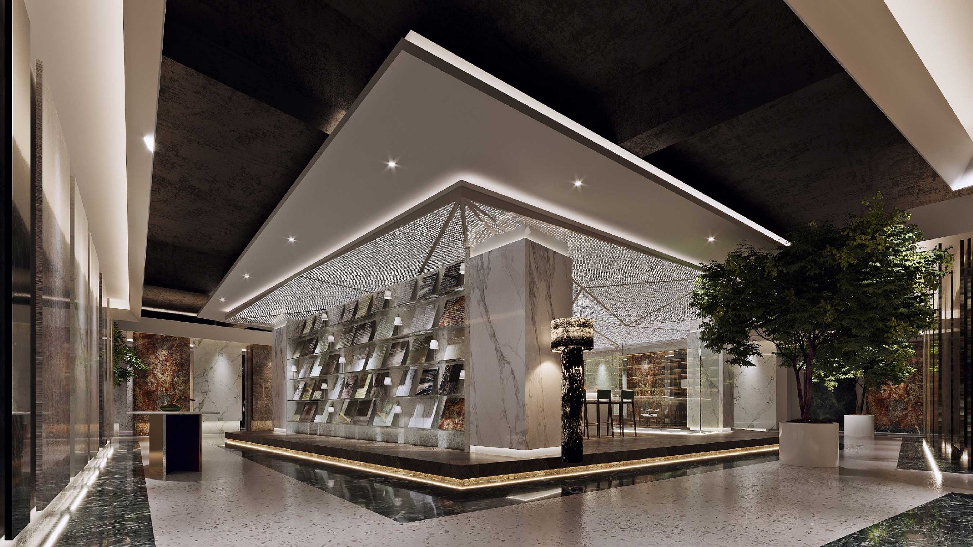 1500平米鄭州高端辦公室裝修設(shè)計效果圖