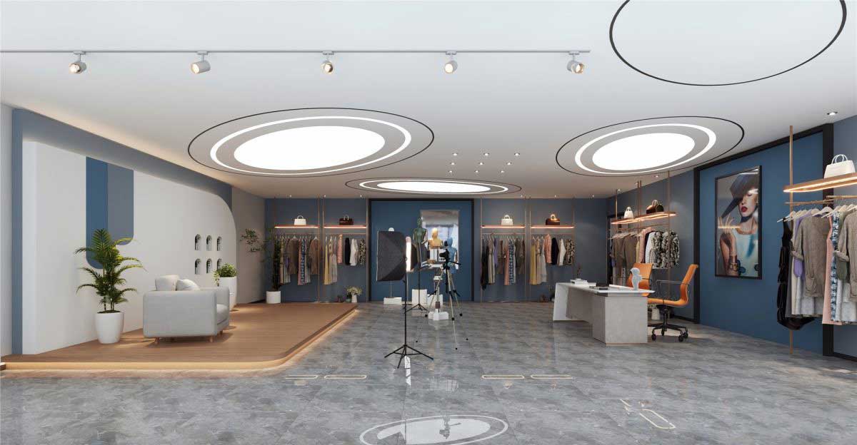 鄭州東區(qū)電商直播間裝修設(shè)計效果圖