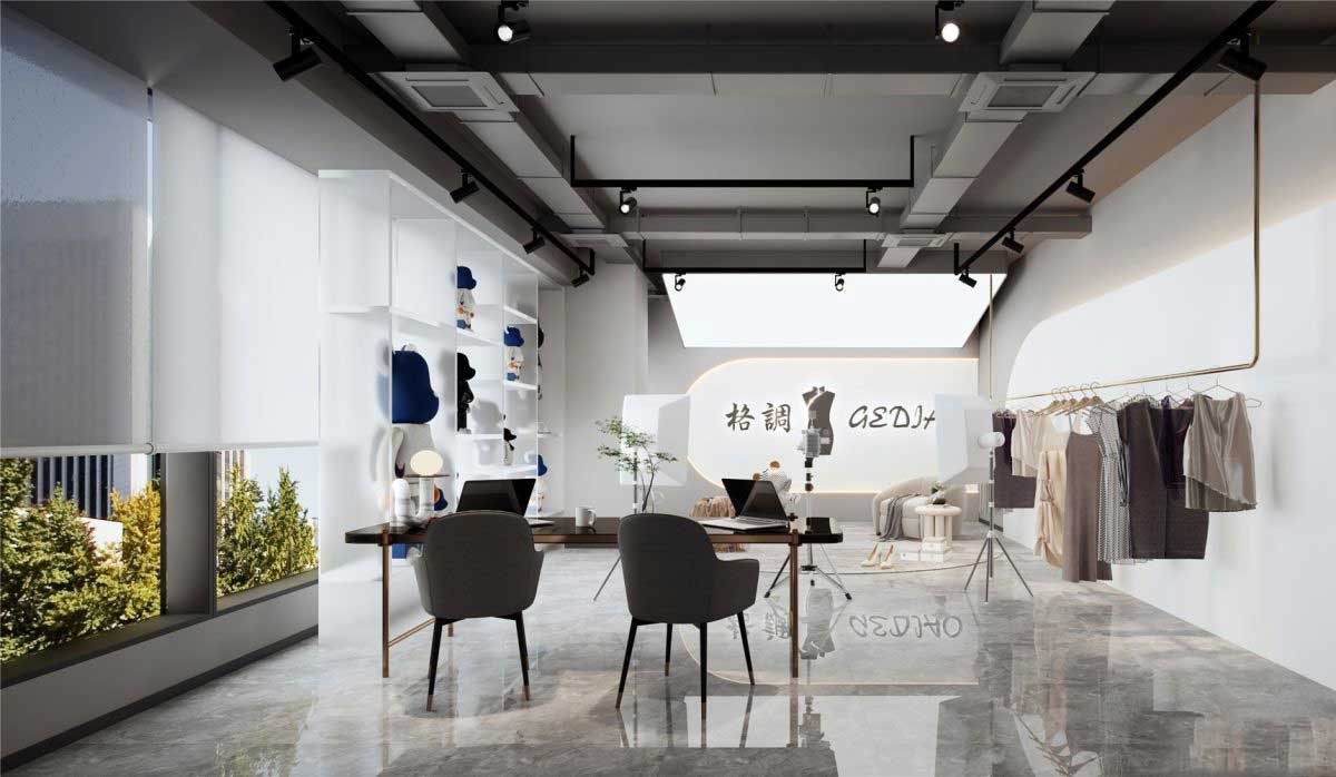 鄭州東區(qū)電商直播間裝修設(shè)計效果圖