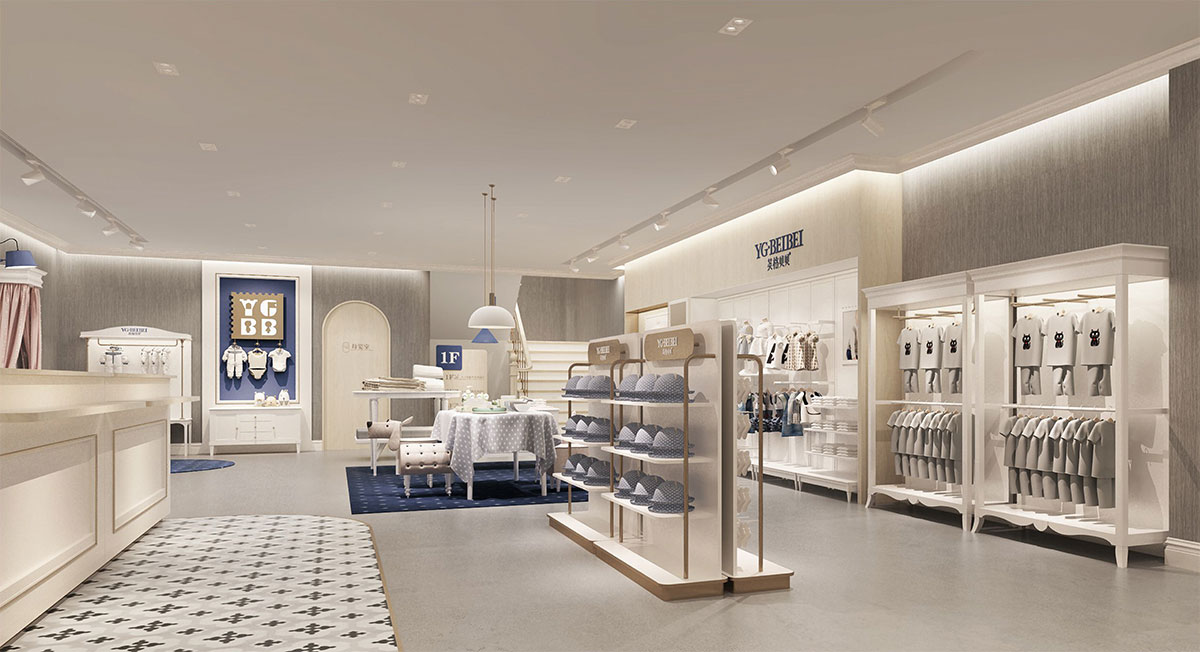 母嬰用品專(zhuān)賣(mài)店設(shè)計(jì)裝修效果圖