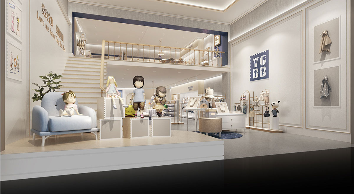 母嬰用品專(zhuān)賣(mài)店設(shè)計(jì)裝修效果圖