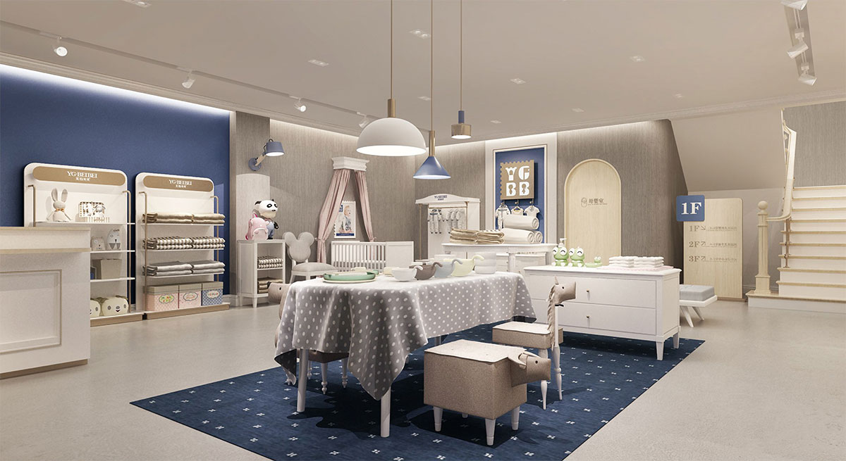 母嬰用品專(zhuān)賣(mài)店設(shè)計(jì)裝修效果圖
