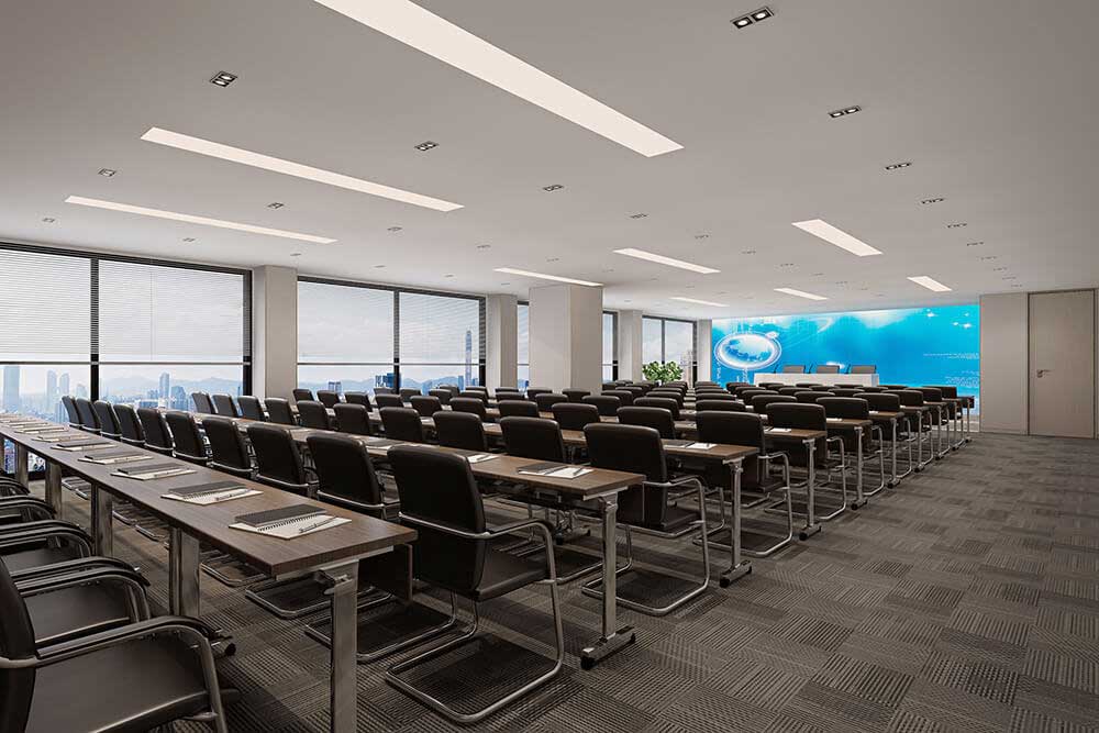 600平米國(guó)企辦公室裝修效果圖-600平米國(guó)企辦公空間設(shè)計(jì)