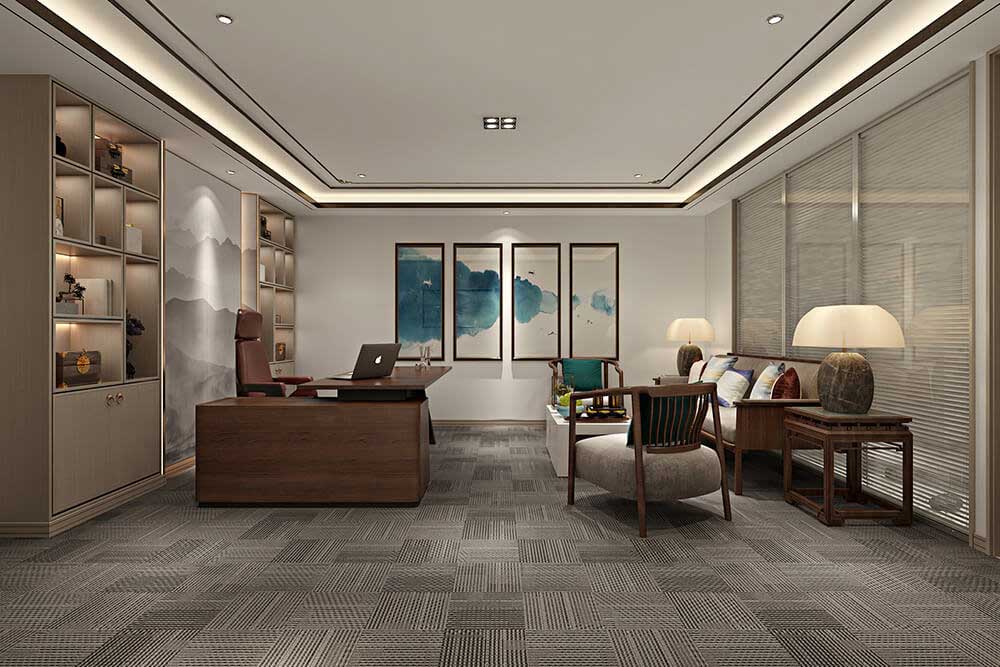 600平米國(guó)企辦公室裝修效果圖-600平米國(guó)企辦公空間設(shè)計(jì)