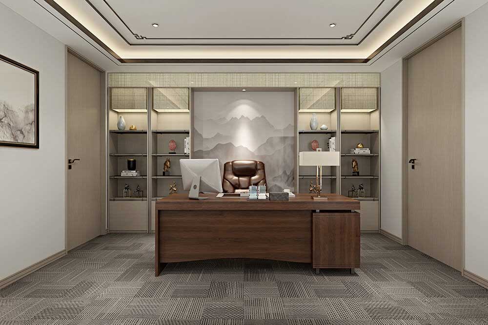 600平米國(guó)企辦公室裝修效果圖-600平米國(guó)企辦公空間設(shè)計(jì)